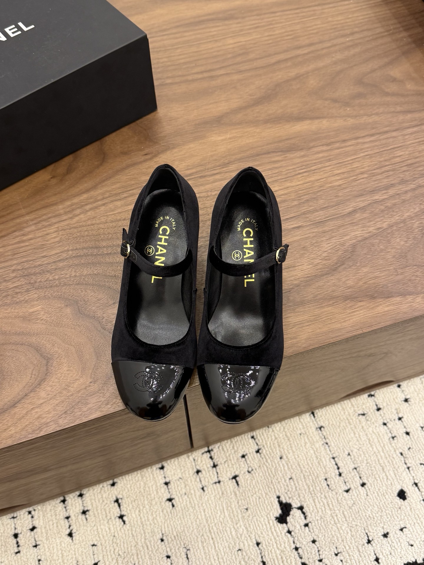 샤넬(CHANEL) 메리제인 굽 슈즈 신발