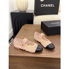 샤넬(CHANEL) 메쉬 메리제인 플랫 슈즈 신발