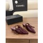 샤넬(CHANEL) 포인티드 메리제인 슬링백 샌들 신발
