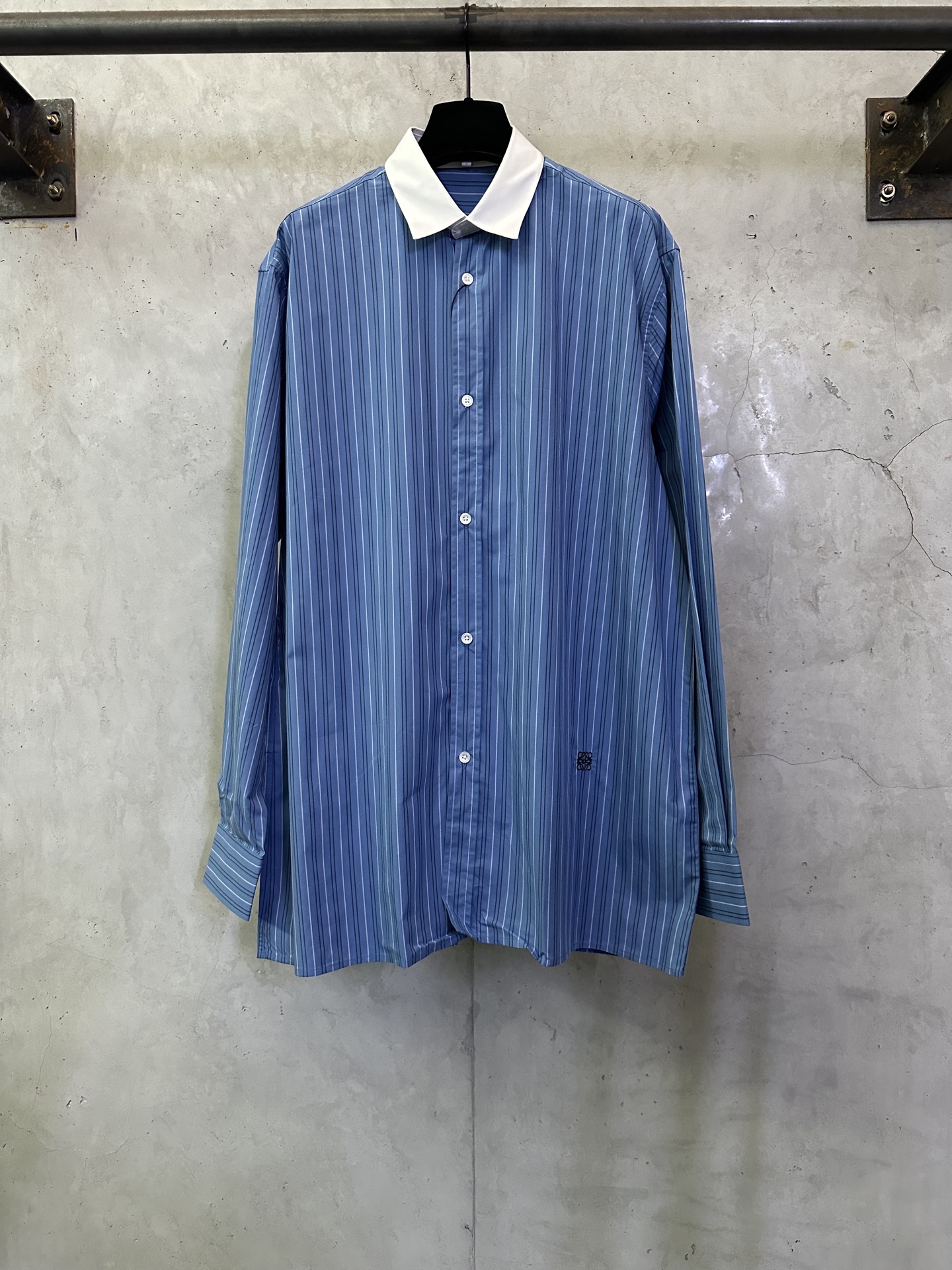 로에베(LOEWE) 컬러 블록 스트라이프 셔츠 의류