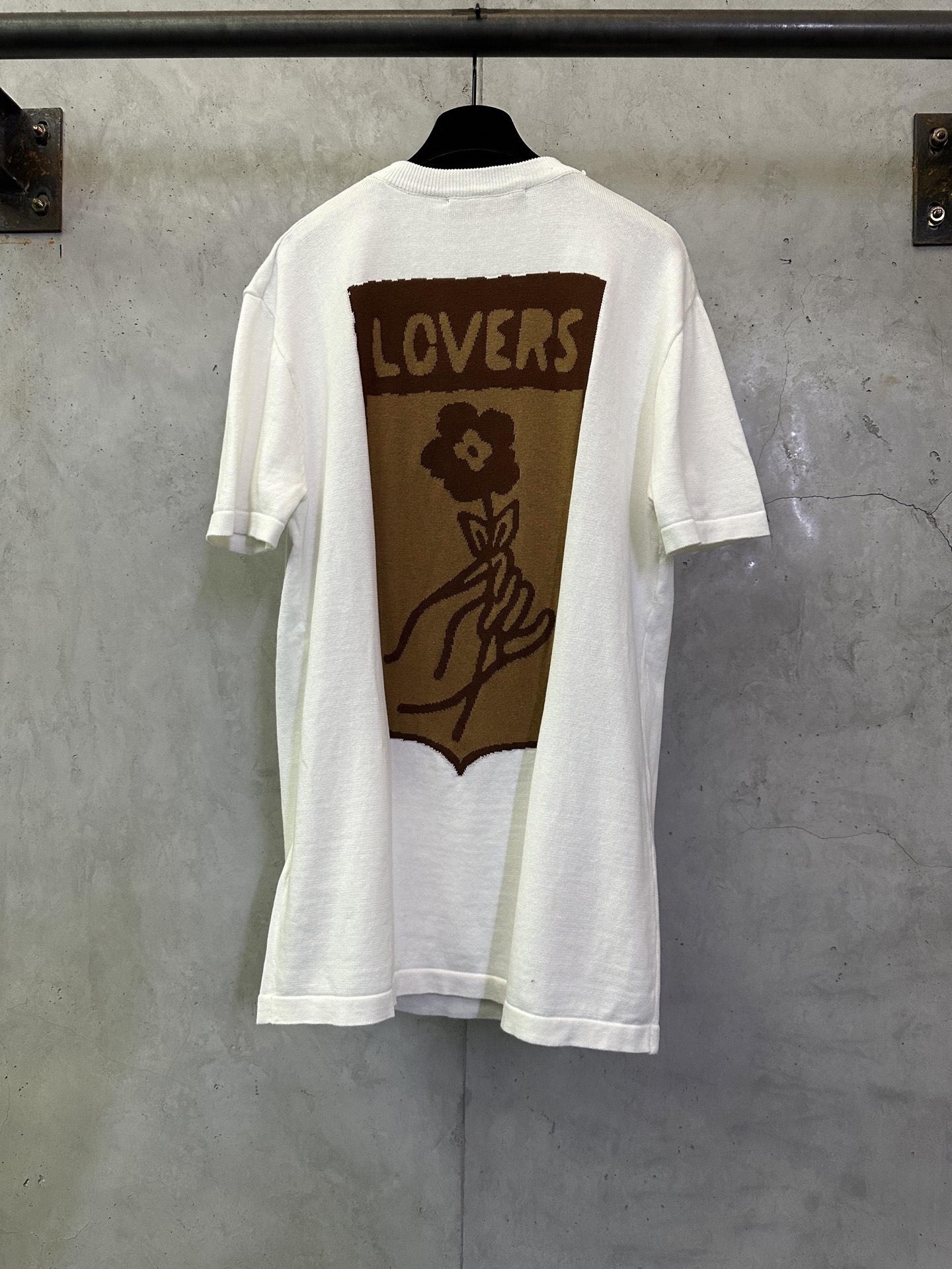 루이비통(LV) 플로럴 자카드 니트 반팔 티셔츠 의류