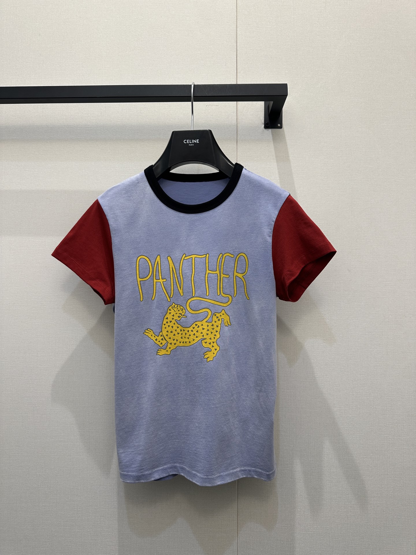 발렌티노(Valentino) 레오파드 그래픽 반팔 티셔츠 의류