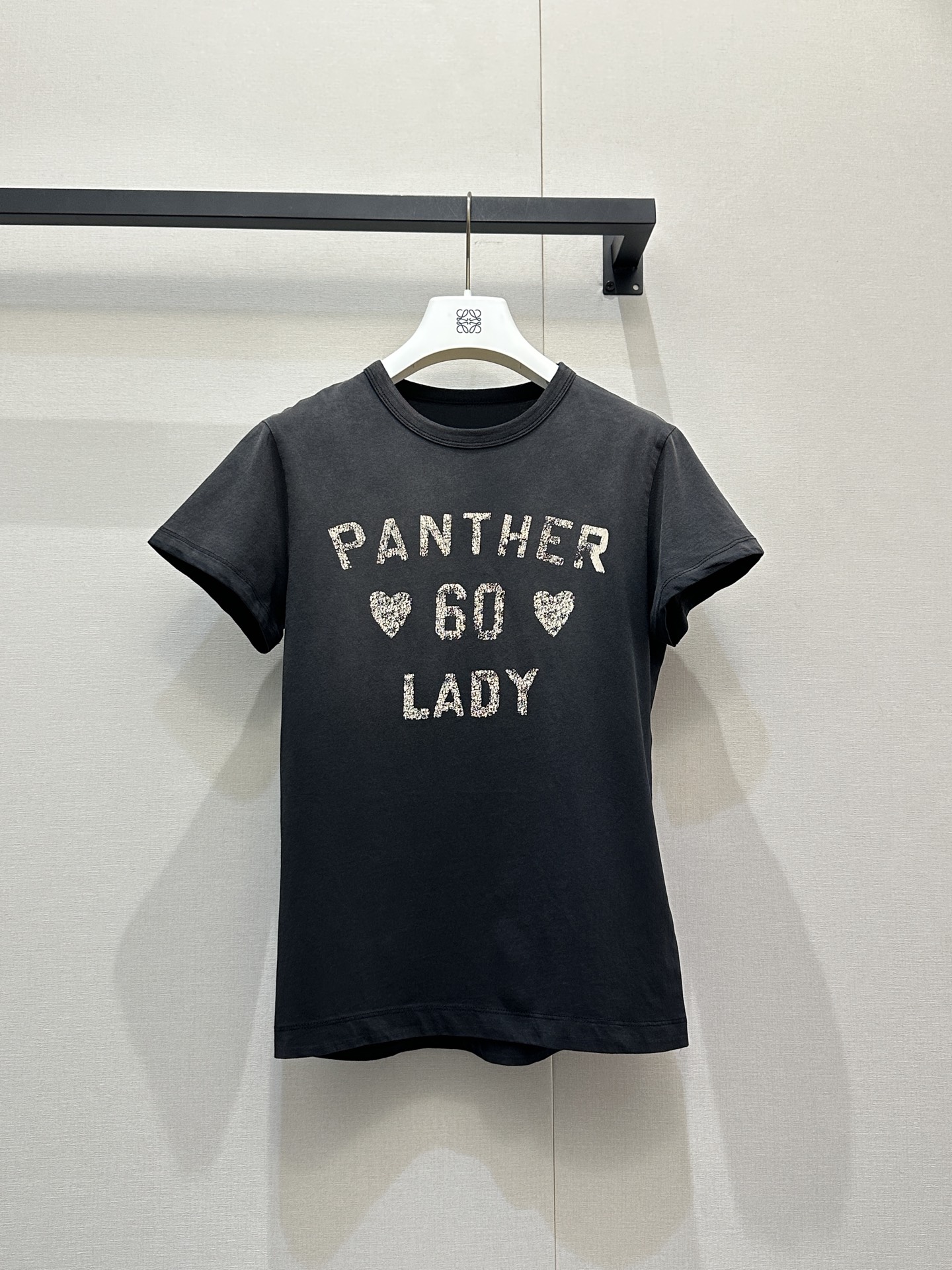 발렌티노(Valentino) 배색 레터링 반팔 티셔츠 의류