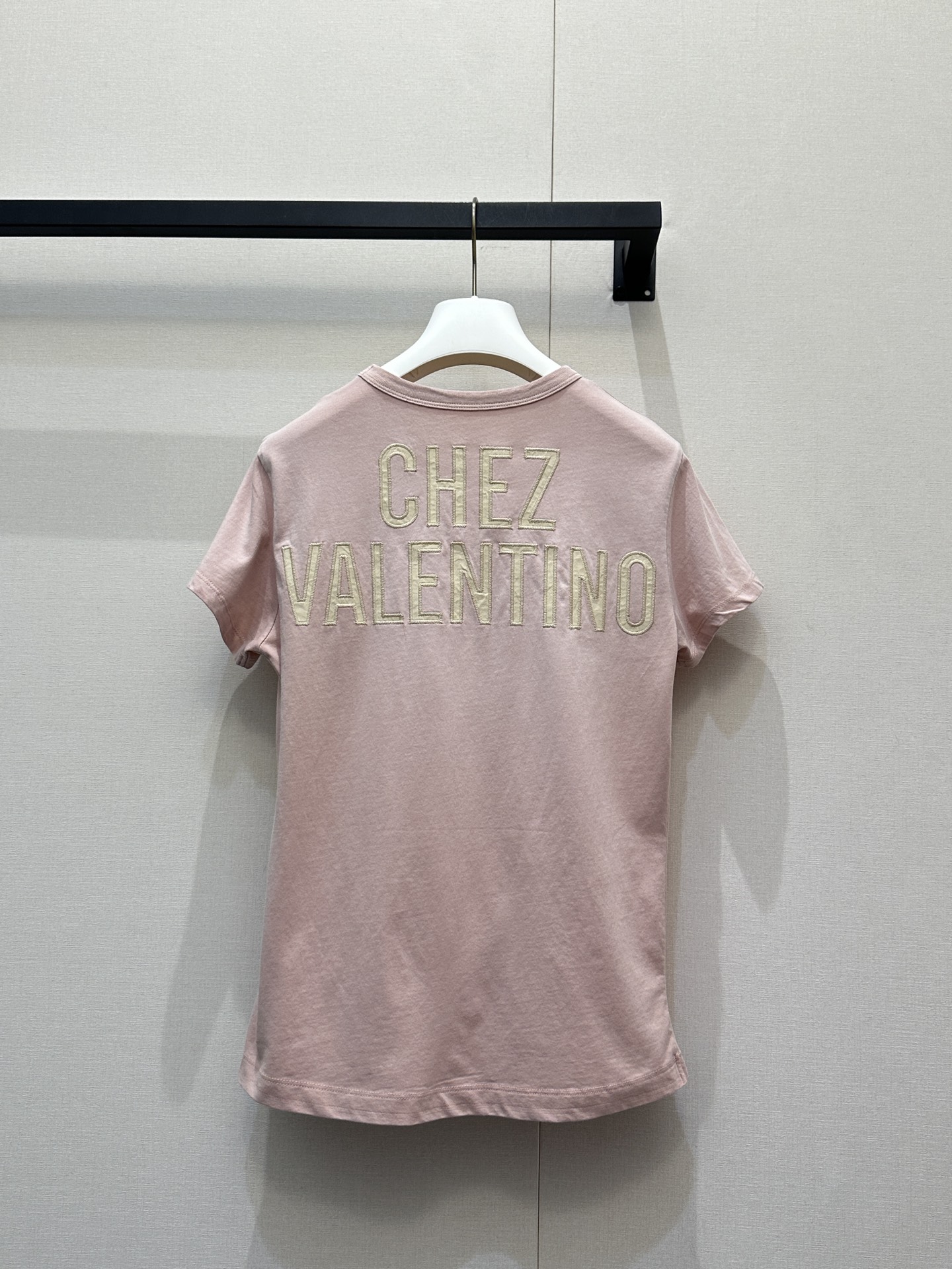 발렌티노(Valentino) 배색 레터링 반팔 티셔츠 의류