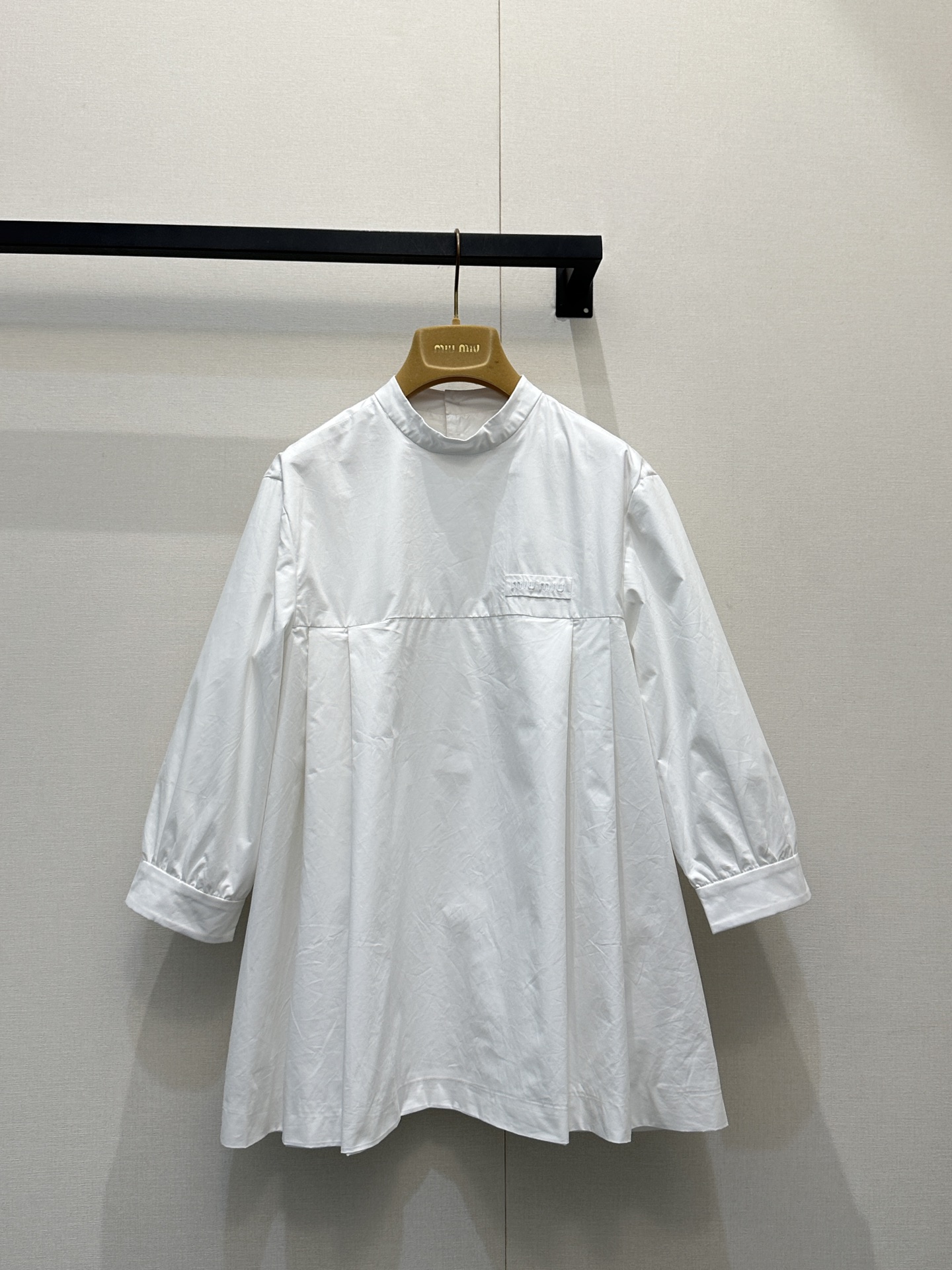 미우미우(Miu Miu) 코튼 포플린 롱슬리브 셔츠 의류