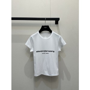 알렉산더 왕(Alexander Wang) 핫픽스 크리스탈 반팔 티셔츠 의류