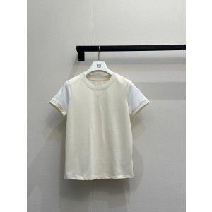 Loewe 로에베 콘트라스트 라그란 아나그램 반팔 티셔츠 의류