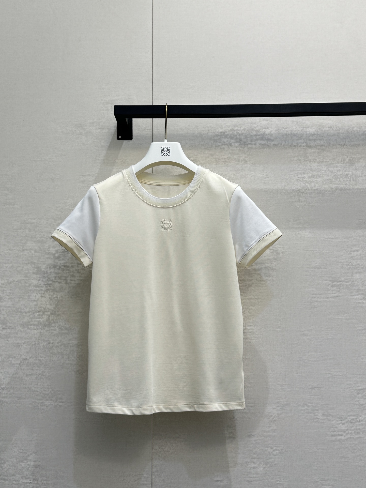 Loewe 로에베 콘트라스트 라그란 아나그램 반팔 티셔츠 의류