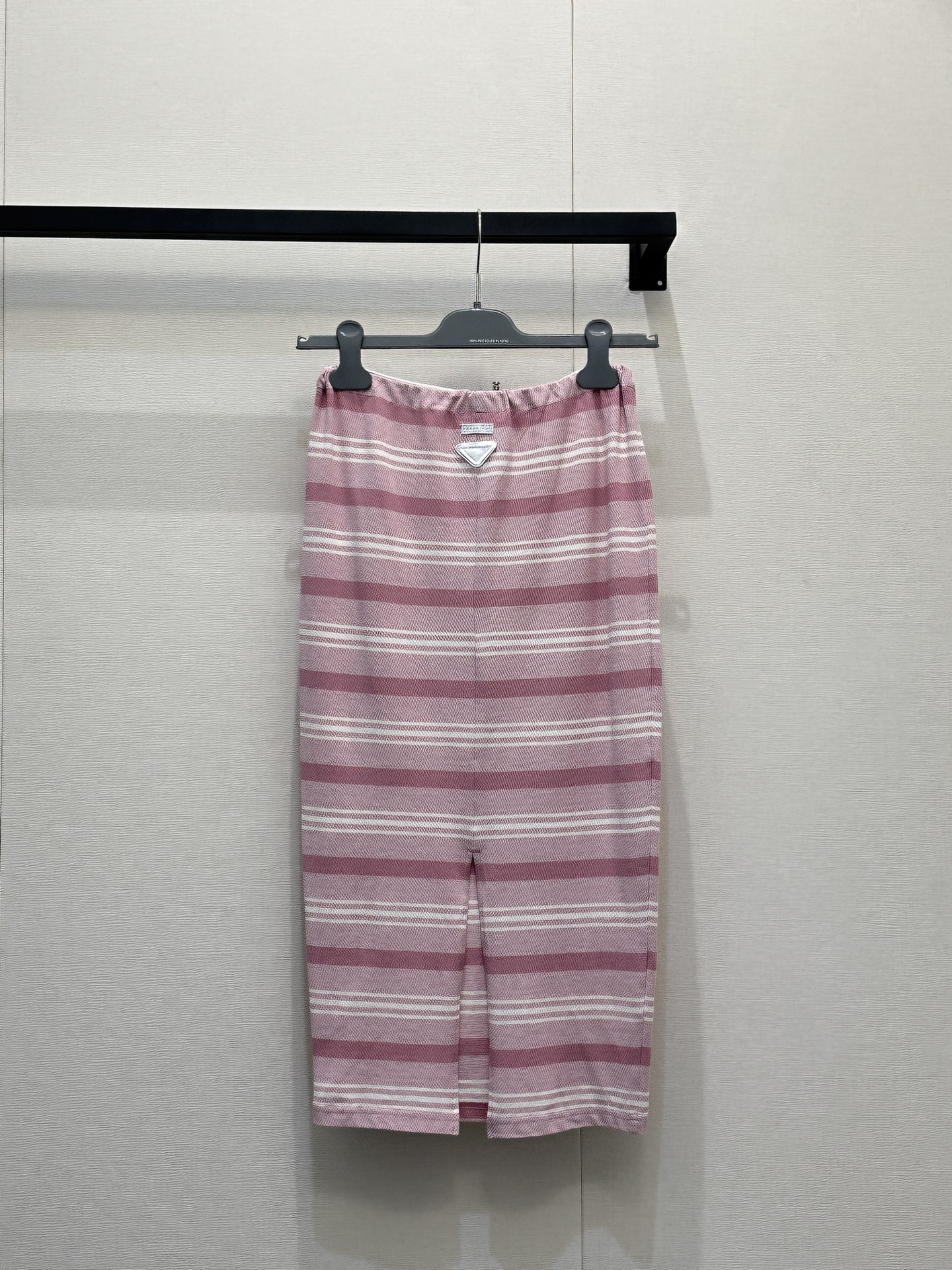 Prada 프라다 스트라이프 피케 코튼 미니 스커트 치마 의류