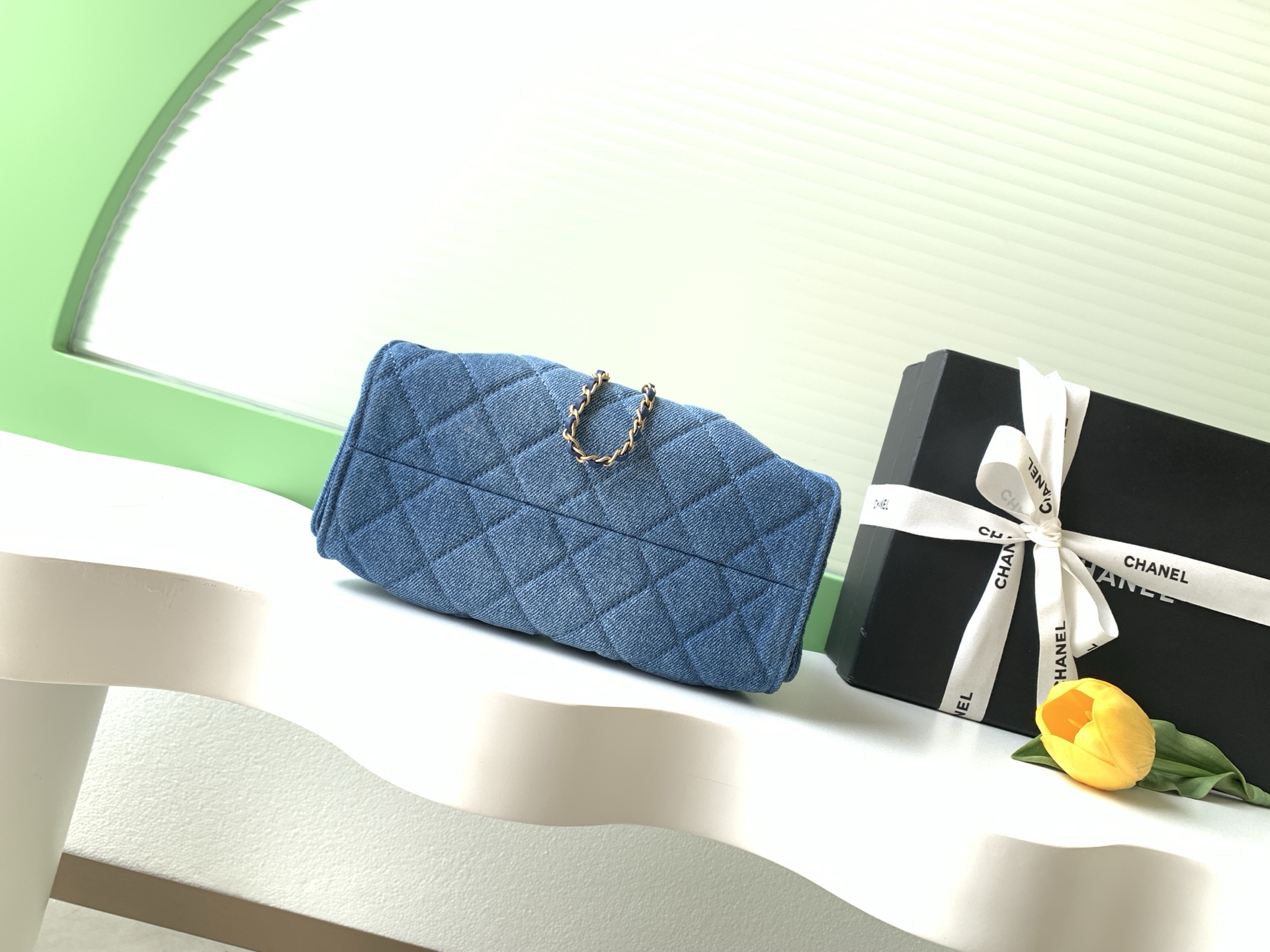 Chanel 샤넬 26P 빈티지 데님 호보백 가방 미니