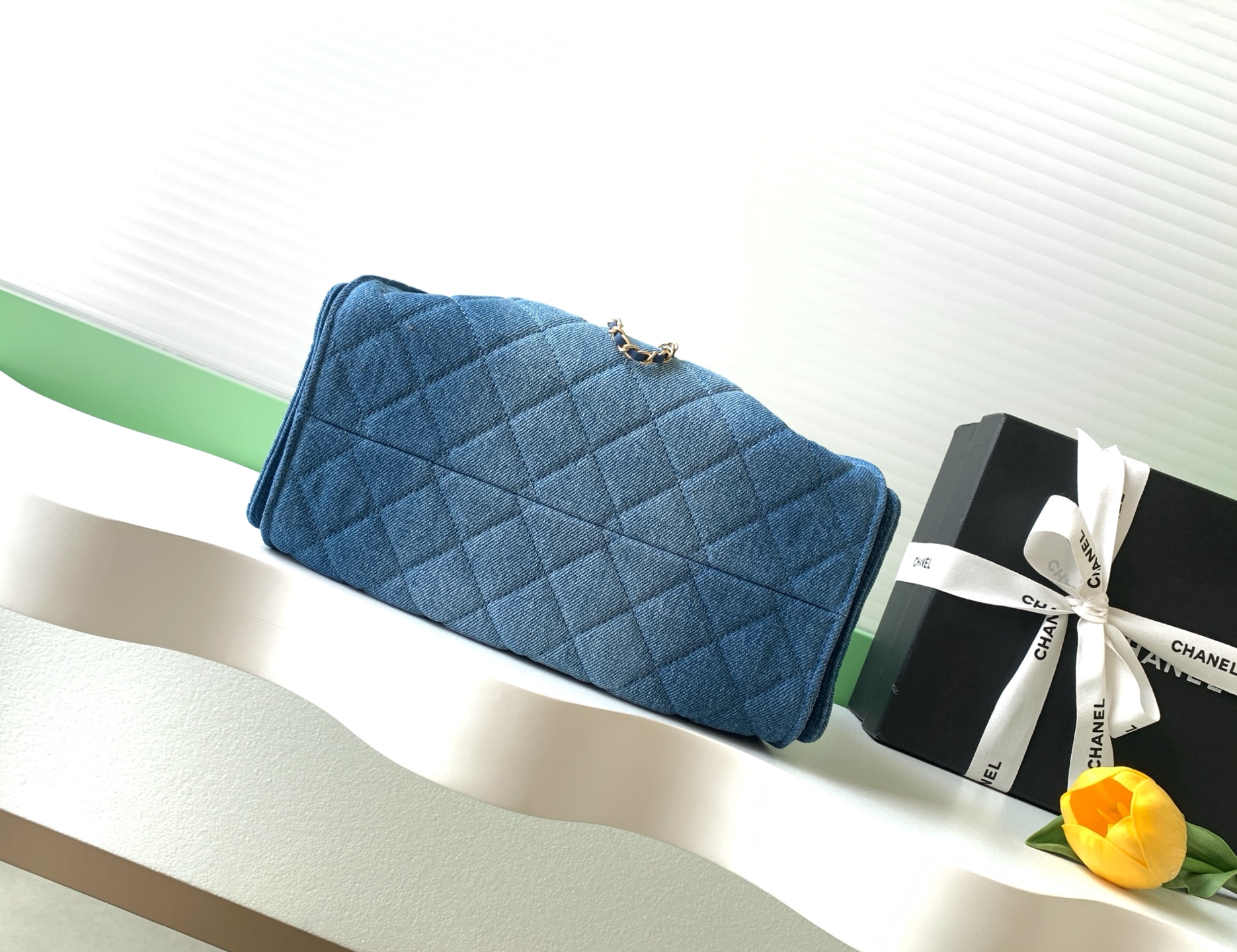 Chanel 샤넬 26P 빈티지 데님 호보백 가방 미디움