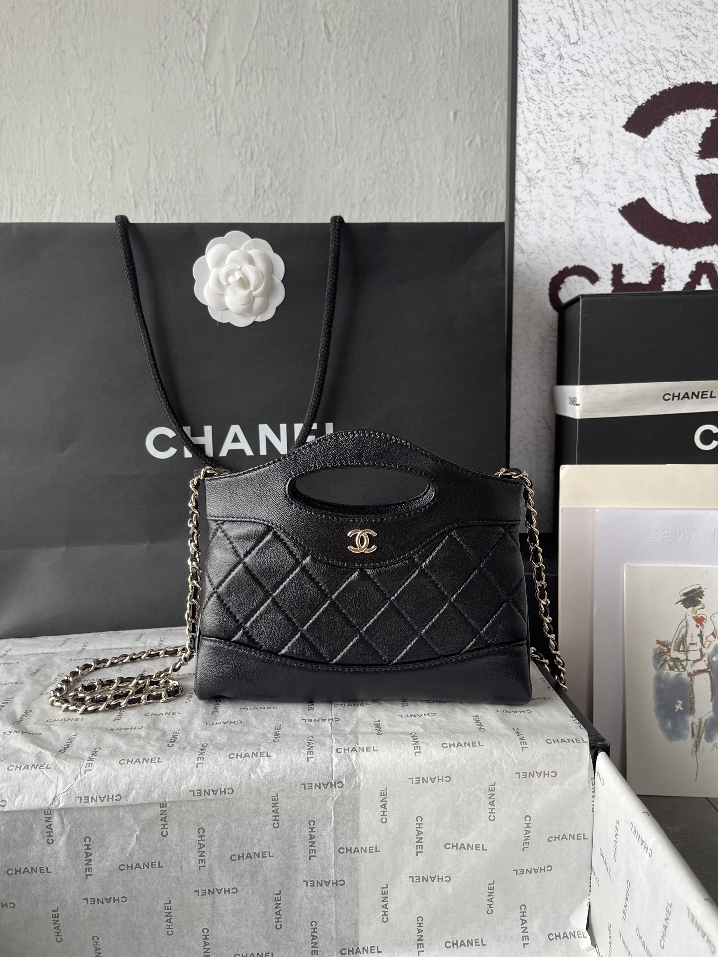 Chanel 샤넬 24C mini 31 bag 미니 31백 가방 (AP3656)