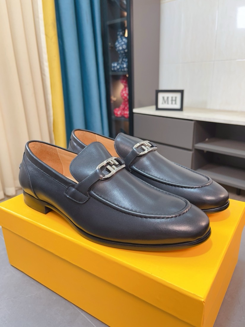 펜디(Fendi) 이탈리아 수입 카프스킨 정장 슈즈 로퍼 구두 신발