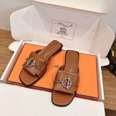 에르메스(HERMES) 버클 장식 슬리퍼 신발