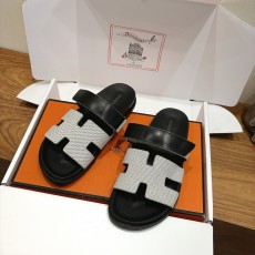 에르메스(HERMES) 투톤 배색 H 슬리퍼 신발