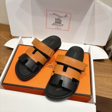 에르메스(HERMES) 투톤 배색 H 슬리퍼 신발