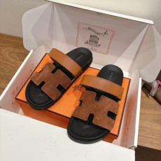 에르메스(HERMES) 투톤 배색 H 슬리퍼 신발