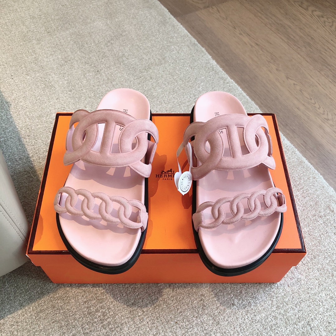 에르메스(HERMES) 에끌레어 슬리퍼 신발