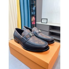 루이비통(LV) 이탈리아 임포트 레더 남성 슈즈 로퍼 구두 신발
