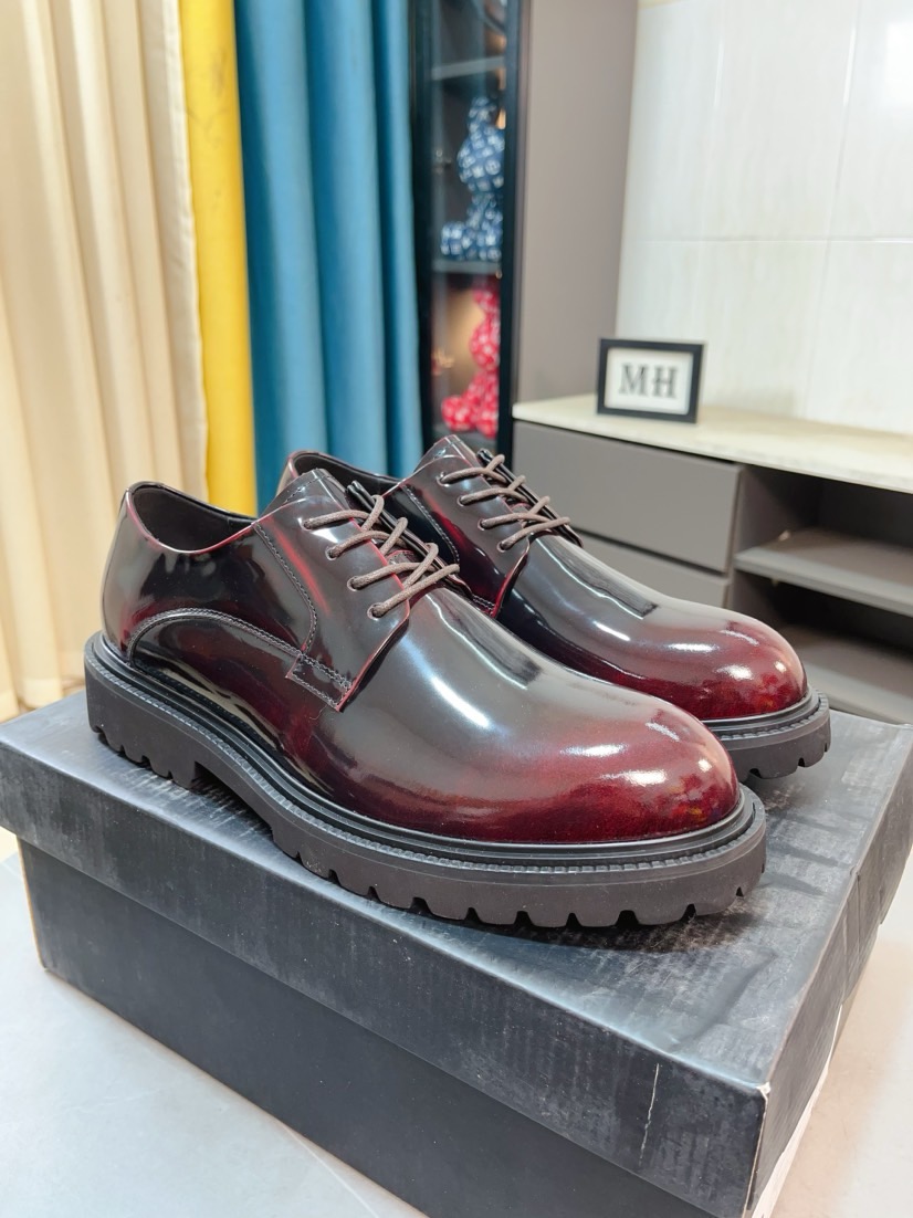 프라다(PRADA) 프리미엄 에어솔 카프스킨 슈즈 구두 신발