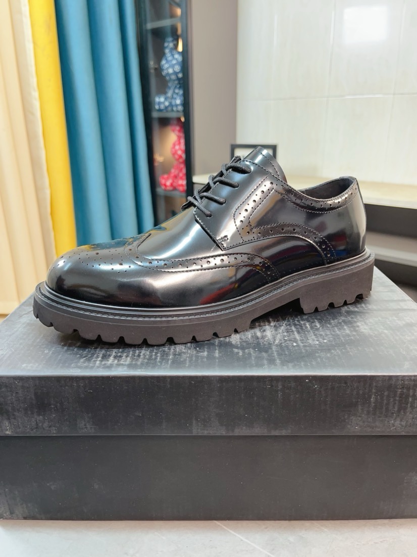 프라다(PRADA) 프리미엄 에어솔 카프스킨 슈즈 구두 신발