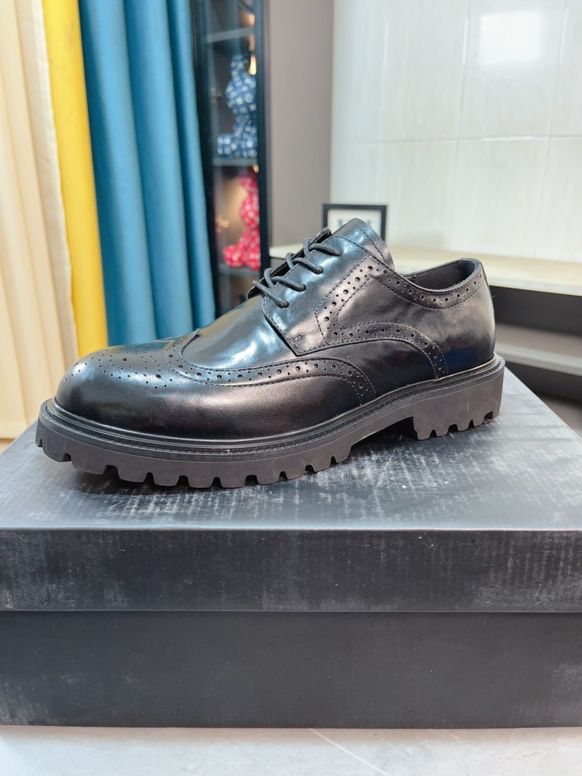 프라다(PRADA) 프리미엄 에어솔 카프스킨 슈즈 구두 신발