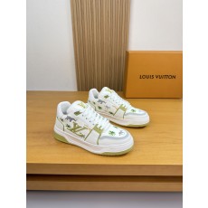 루이비통(LV)  프린트 믹스 소재 스니커즈 신발