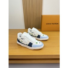 루이비통(LV)  프린트 믹스 소재 스니커즈 신발