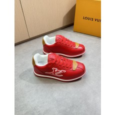 루이비통(LV) 나파 카프스킨 엠보싱 로고 스니커즈 신발