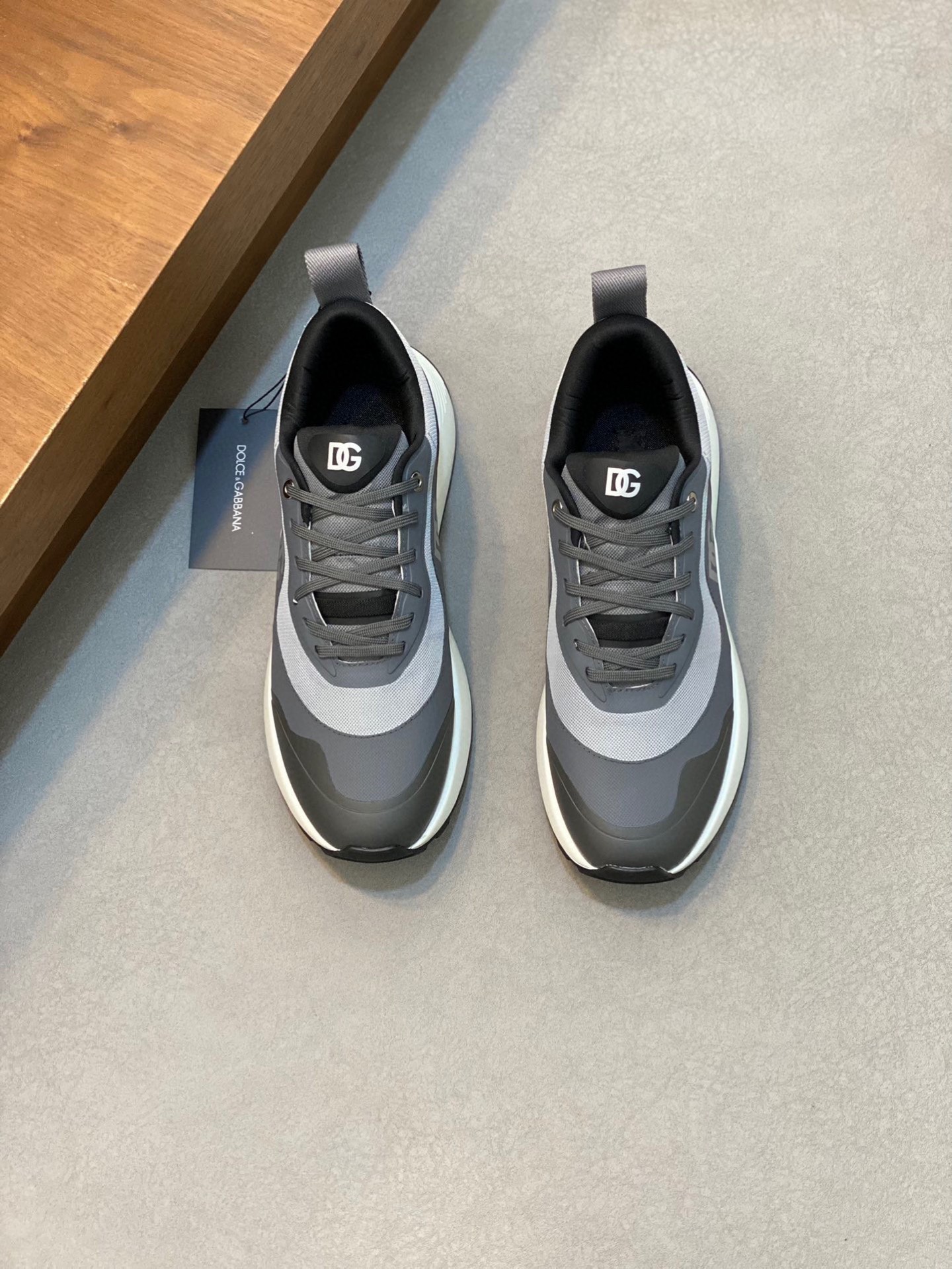 돌체앤가바나(D&G) Dolce&Gabbana 수입 소가죽 믹스 스니커즈 신발