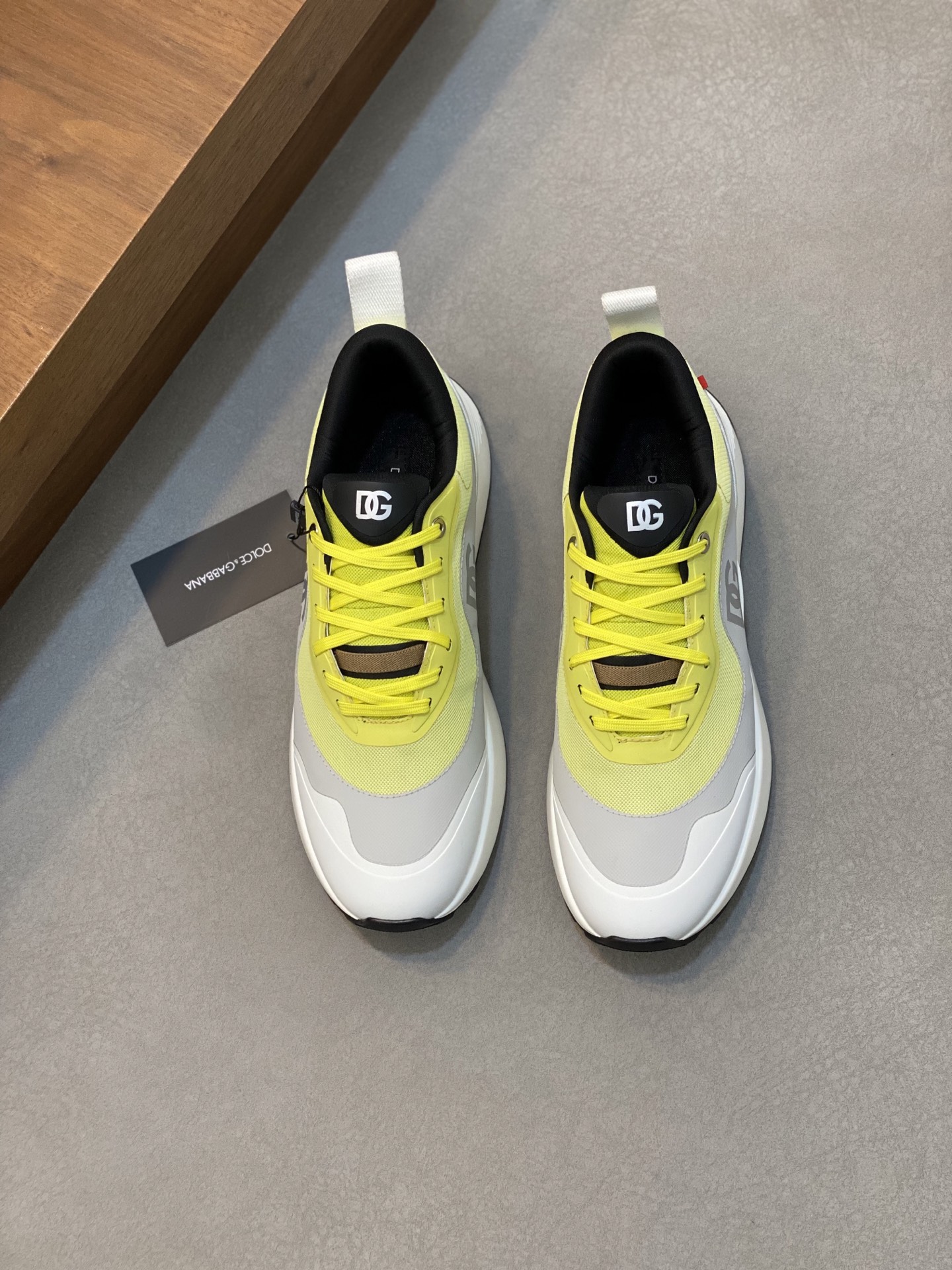 돌체앤가바나(D&G) Dolce&Gabbana 수입 소가죽 믹스 스니커즈 신발