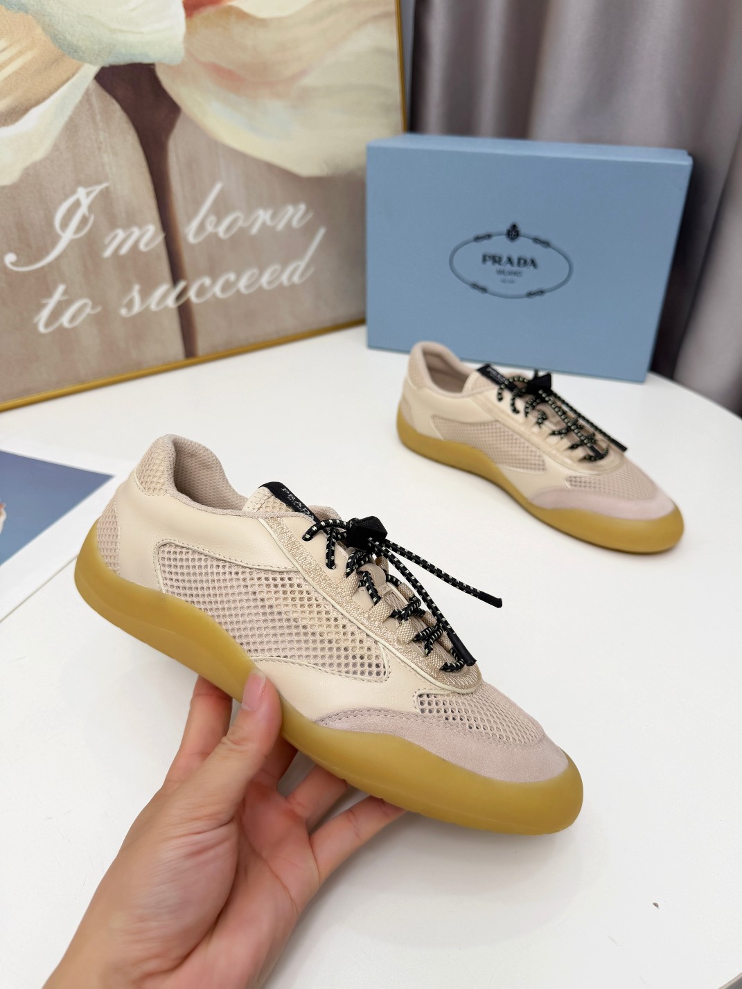 프라다(Prada) 시그니처 커플 스니커즈 신발