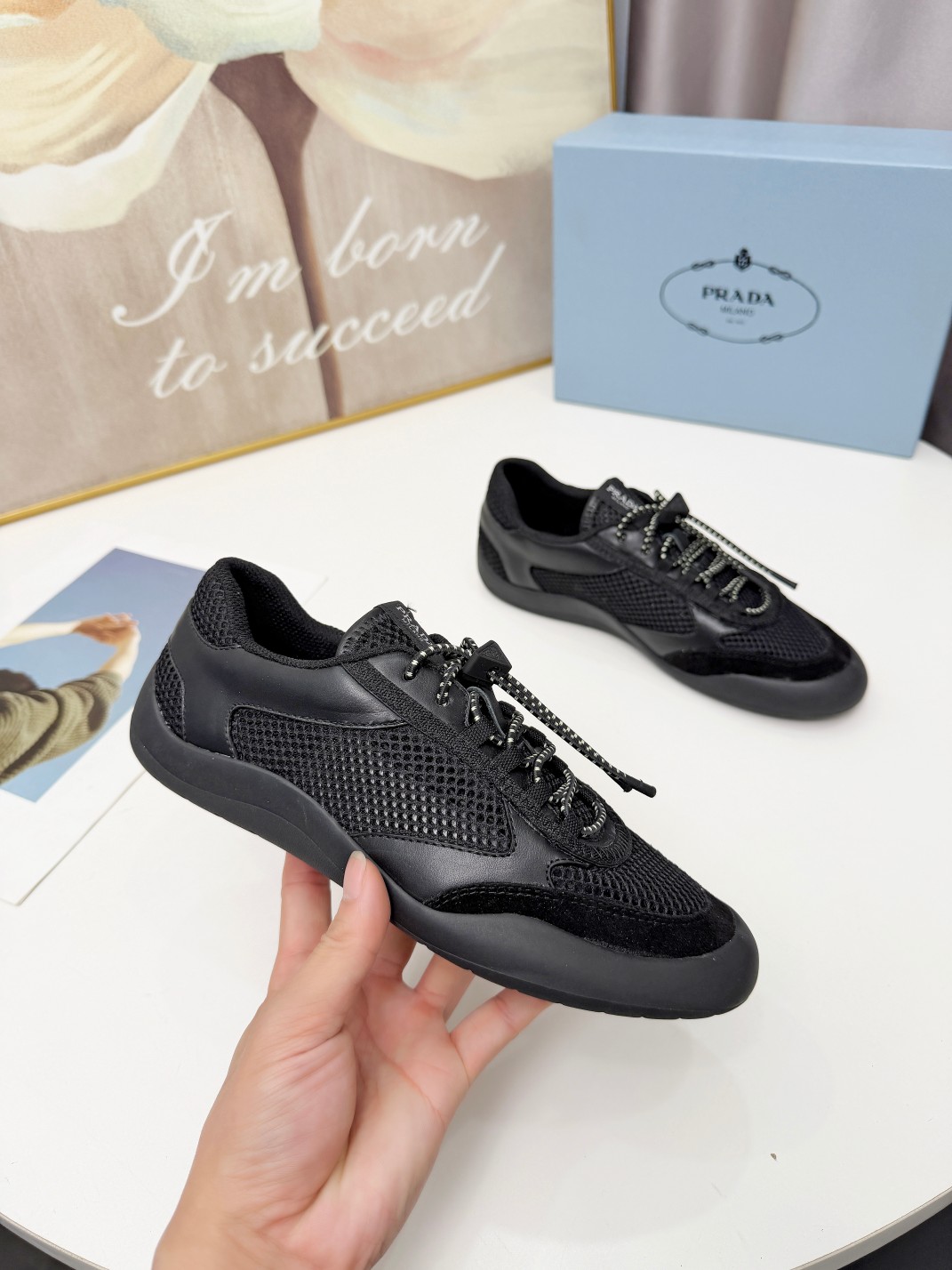 프라다(Prada) 시그니처 커플 스니커즈 신발