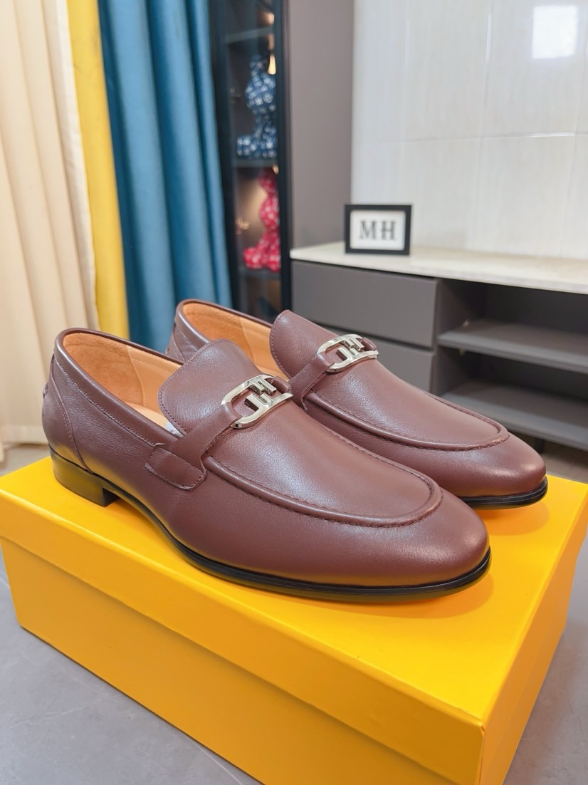 펜디(Fendi) 이탈리아 수입 카프스킨 정장 슈즈 로퍼 구두 신발