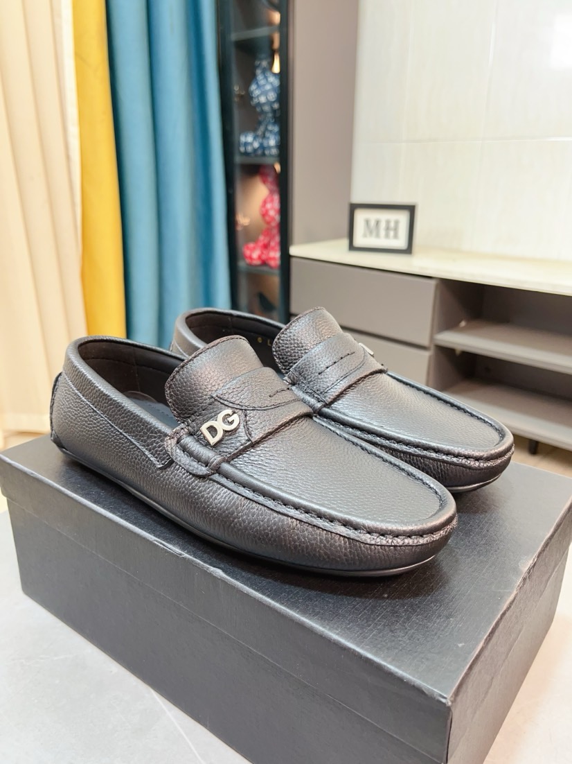 돌체앤가바나 Dolce&Gabbana (D&G) 카프스킨 로퍼 구두 신발