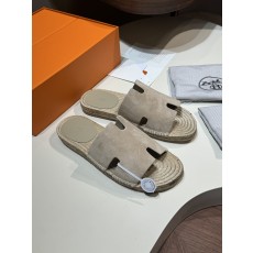 에르메스(Hermes) Antigua 안티구아 카프스킨 에스파듀 슬리퍼 샌들 신발