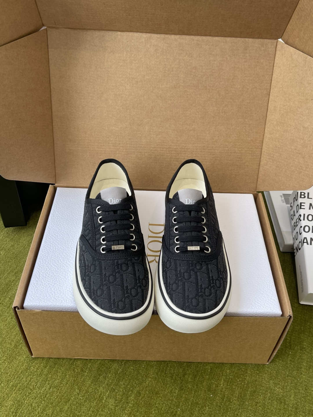 디올(Dior) Saltwind 자수 캔버스 스니커즈 신발