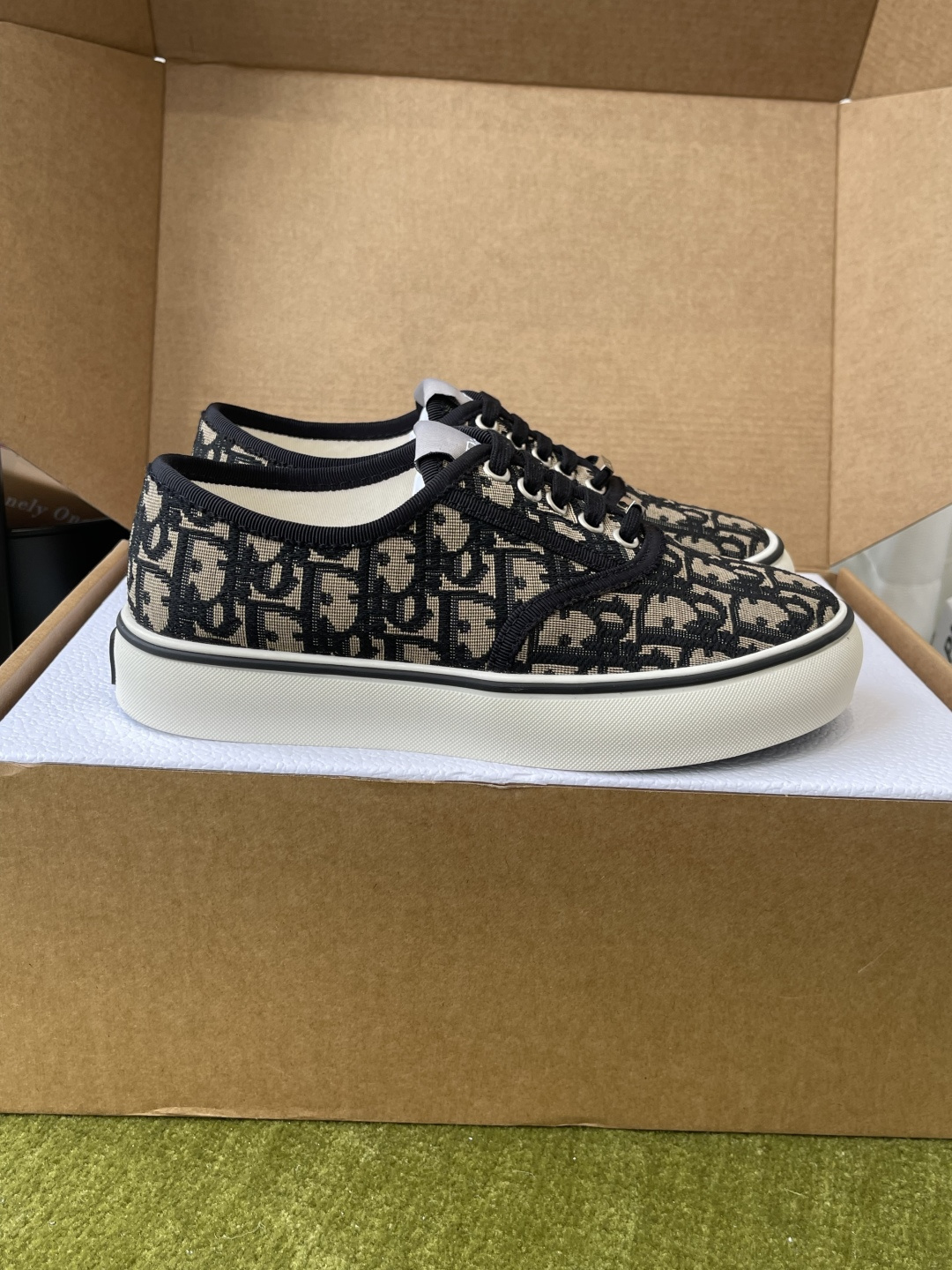 디올(Dior) Saltwind 자수 캔버스 스니커즈 신발