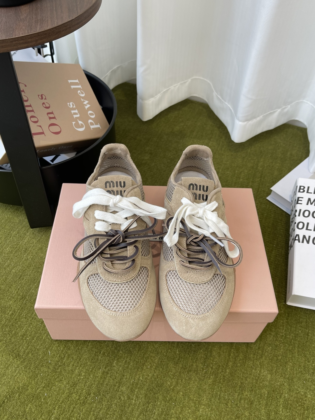 미우미우(Miu Miu) 독일군 스니커즈 신발