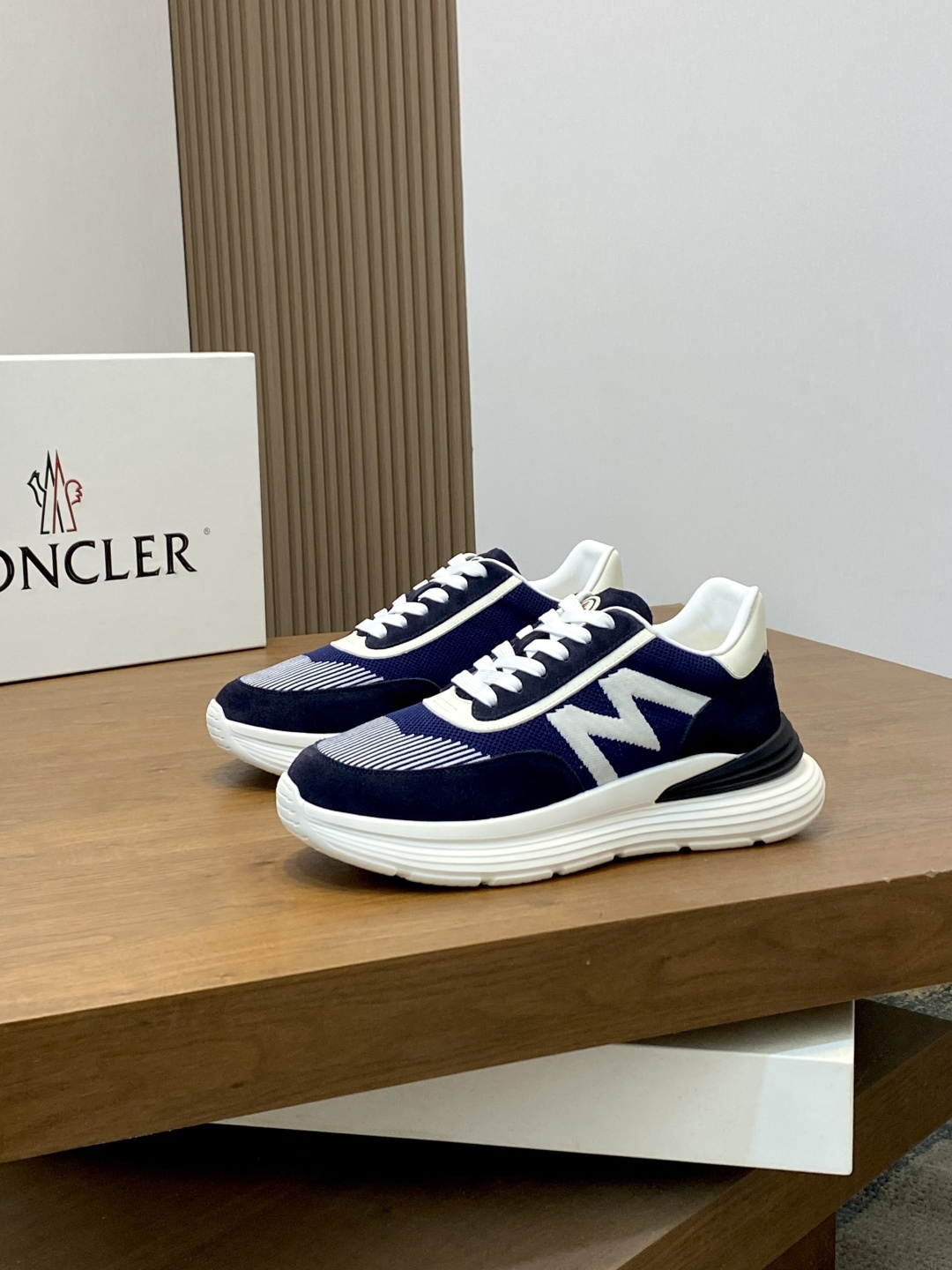 몽클레어 몽클레르(Moncler) 테크니컬 플라이니트 스니커즈 신발