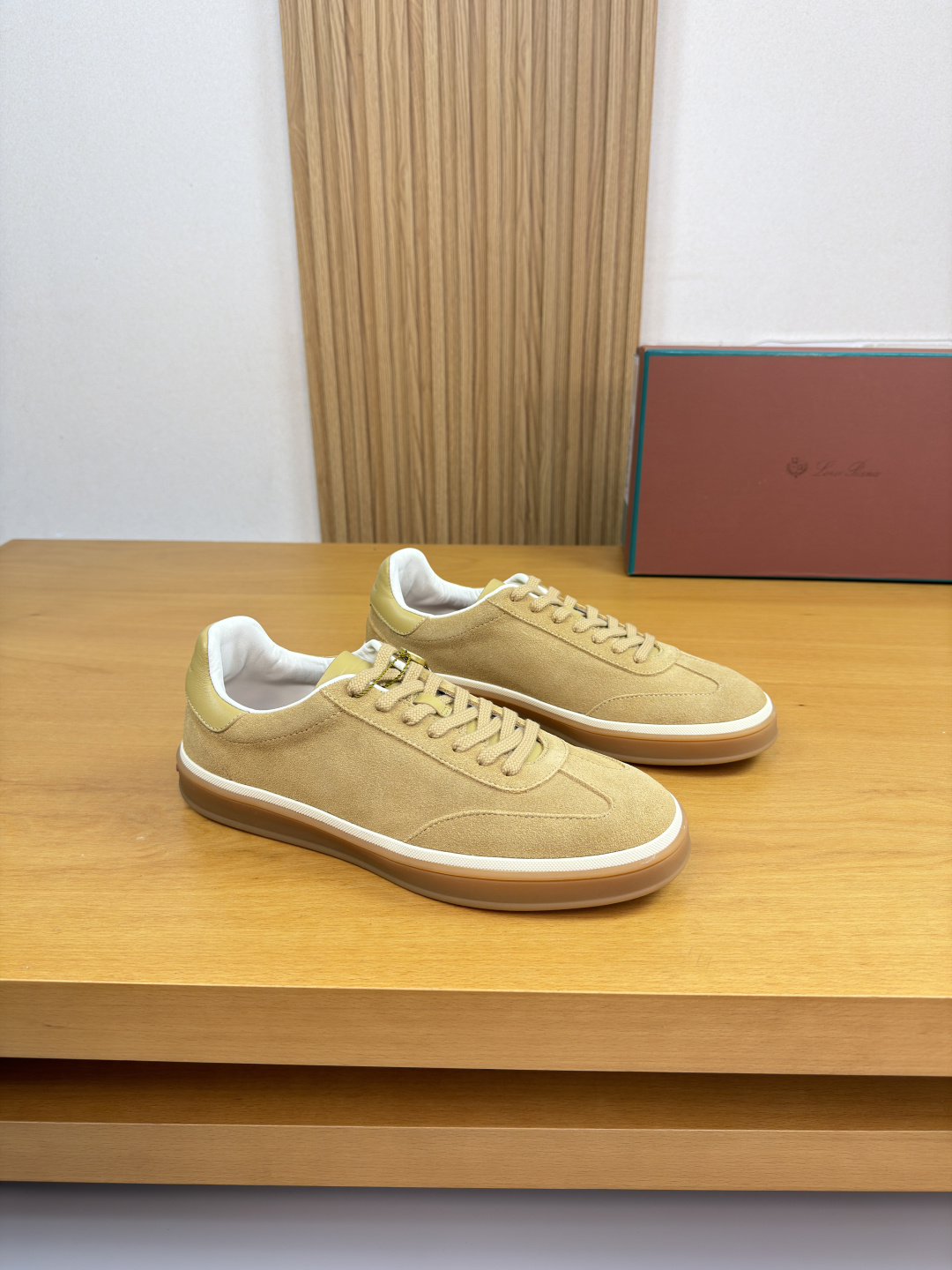 로로 피아나(Loro piana) LP 나파 & 스웨이드 하이브리드 스니커즈 신발