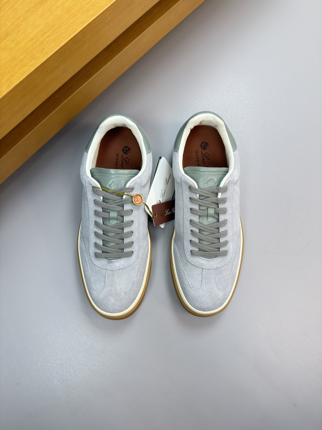 로로 피아나(Loro piana) LP 나파 & 스웨이드 하이브리드 스니커즈 신발