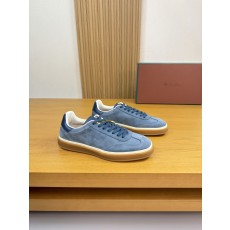 로로 피아나(Loro piana) LP 나파 & 스웨이드 하이브리드 스니커즈 신발