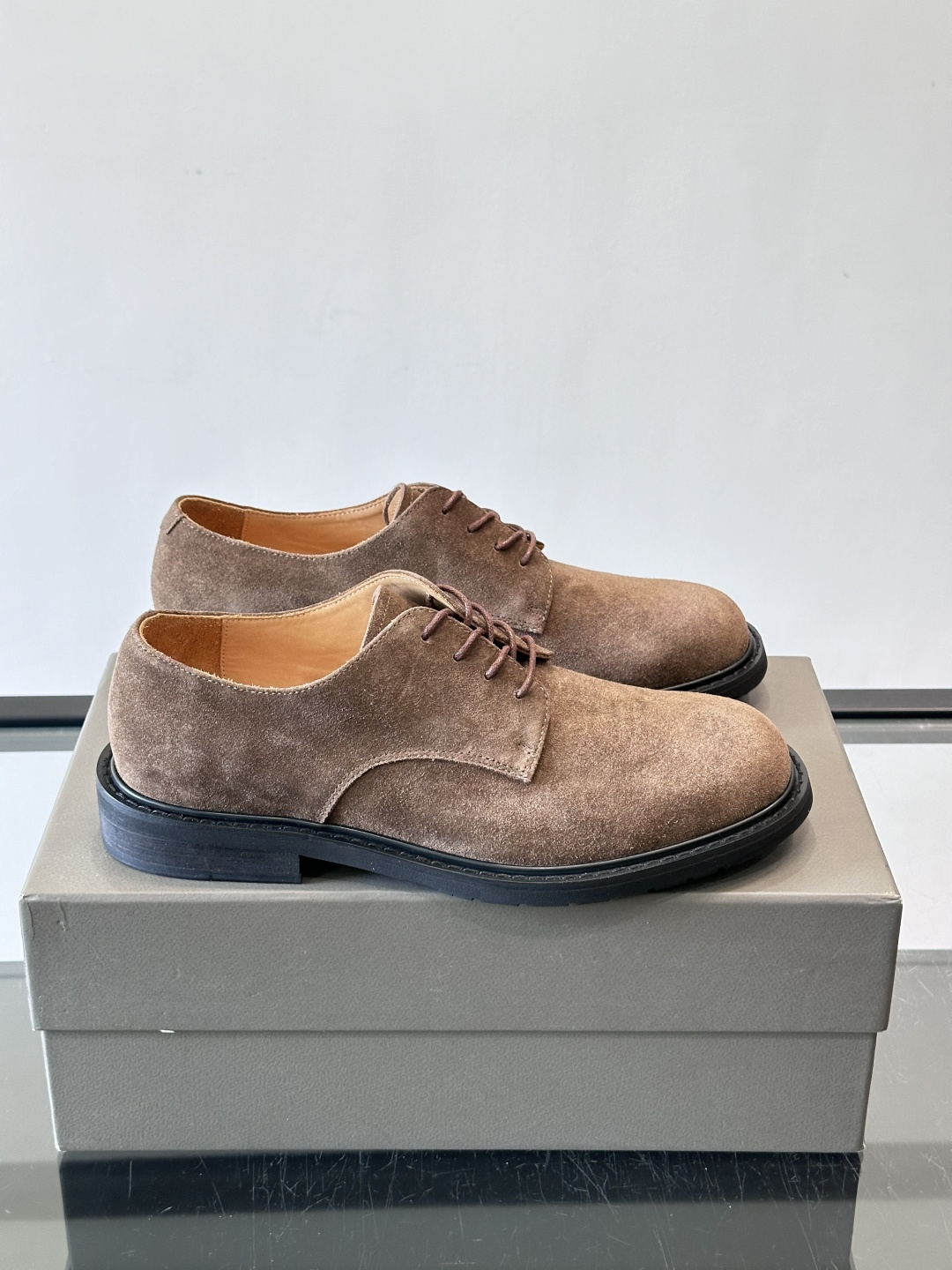 브루넬로 쿠치넬리 Brunello Cucinelli (BC) 클래식 카프스킨 캐주얼 슈즈 구두 신발