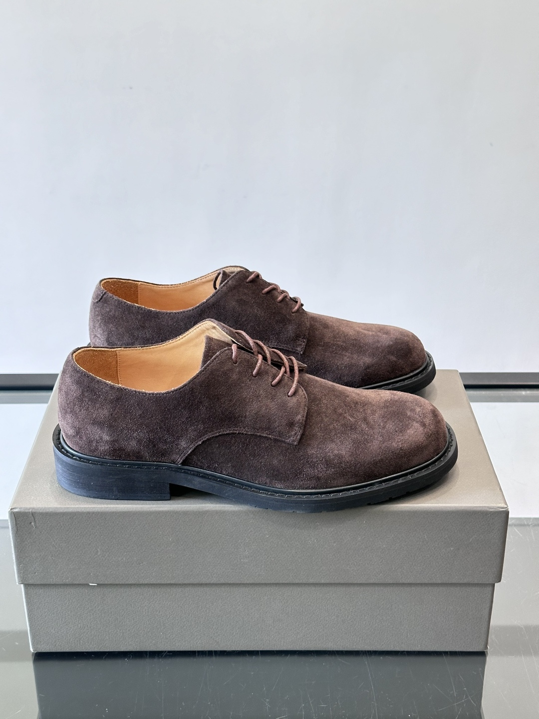 브루넬로 쿠치넬리 Brunello Cucinelli (BC) 클래식 카프스킨 캐주얼 슈즈 구두 신발