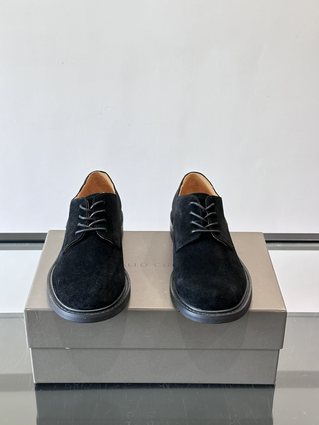 브루넬로 쿠치넬리 Brunello Cucinelli (BC) 클래식 카프스킨 캐주얼 슈즈 구두 신발