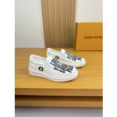 루이비통(LV) Louis Vuitton 나파 카프스킨 고주파 프린팅 슬립온 스니커즈 신발