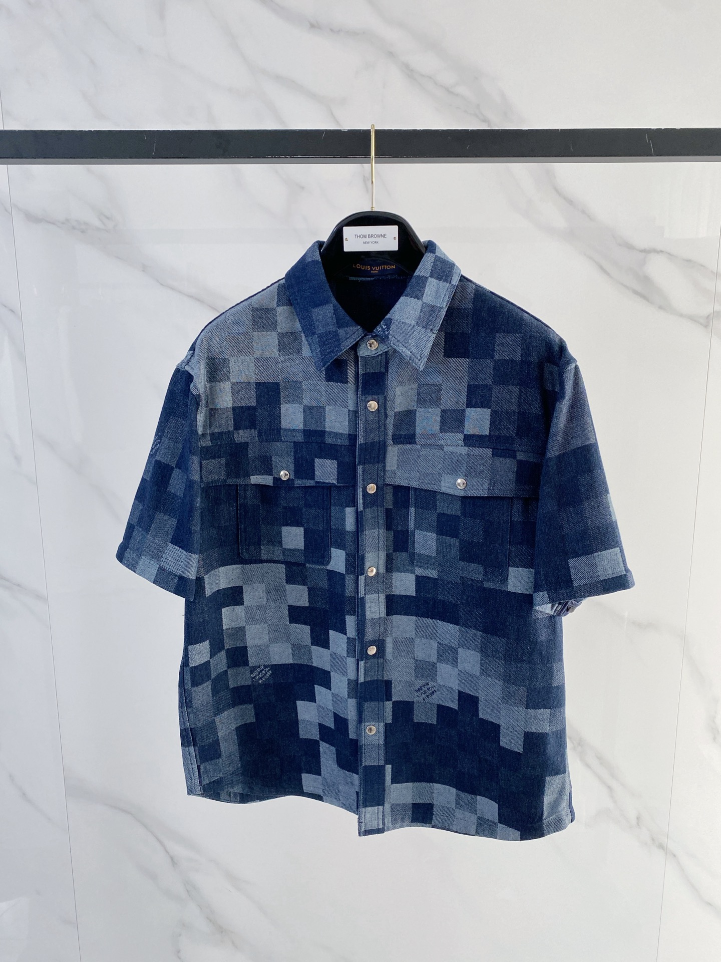 루이비통(LV) 소매 탈부착 데님 재킷 외투 의류