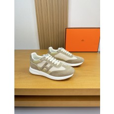 에르메스(Hermes) 나파 & 스웨이드 하이브리드 스니커즈 신발