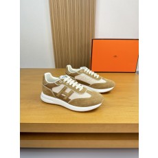 에르메스(Hermes) 나파 & 스웨이드 하이브리드 스니커즈 신발